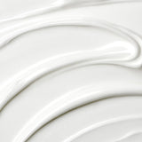 Close-up of white cream with a smooth texture