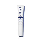 A white squeeze tube of Obagi Medical Lip Therapy AM-A-PRN smoothing microplasty, shown vertically against a plain white background with a soft shadow.