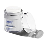 Obagi medical cream jar with open lid on a white background