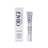 Obagi Medical Elastiderm Advanced Fill Concentrate shown with its white and silver packaging box and squeeze tube on a plain white background.