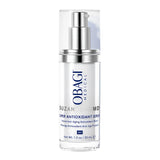 Obagi Medical Suzano Bagimod Super Antioxidant Serum in a 30 mL clear bottle with a silver pump dispenser, shown on a plain white background.