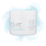 Elume Med Spa Gly / Sal 5-2 exfoliating pads in a white jar for acne-prone skin with glycolic and salicylic acid.