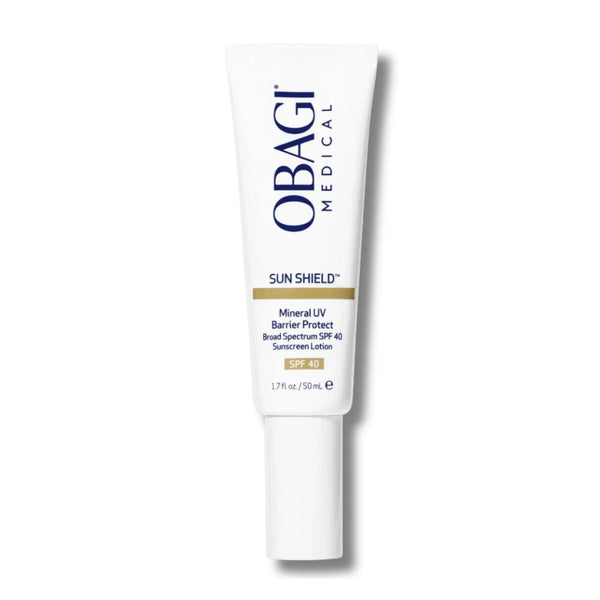 Obagi Sun Shield skincare product on a white background