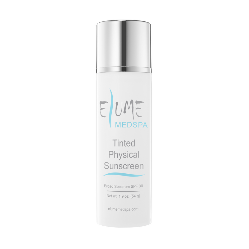 Tinted Physical Sunscreen | UVB Physical Sunscreen | Elume Med Spa